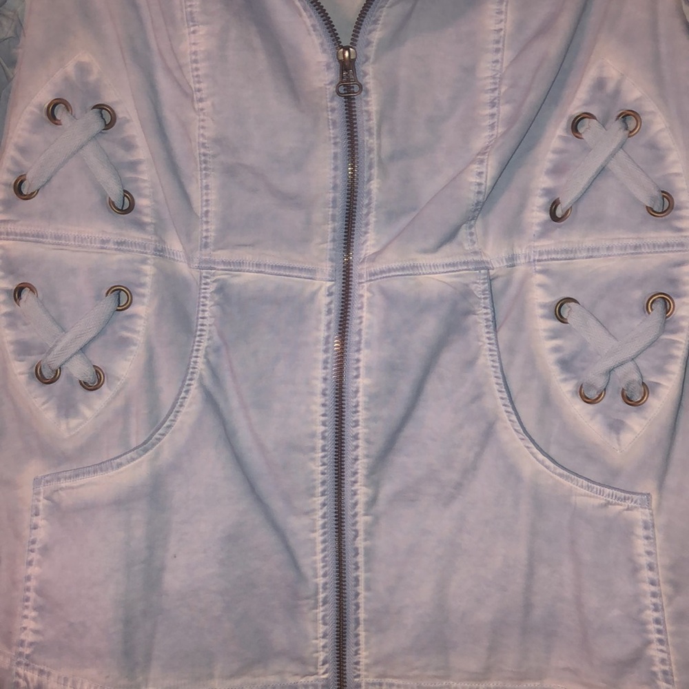 NWT light blue 3/4 sleeve Zenergy by Chico jacket - Picture 3 of 5